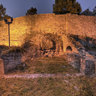 Castle Ruin Helfenstein at Sunset