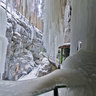 Icicled Braitachklamm near Oberstdorf