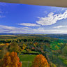 Aussicht vom Uhlbergturm auf die Schwäbische Alb