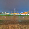 Neues Schloss bei Nacht