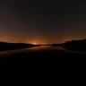 night sky in the lake of Alqueva