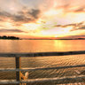 The Wooden Bridge on Sirvena Lake in Birzai