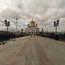 Orthodox Cathedral of Christ the Saviour (rebuilt in 2000). Moscow. Russia