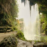 Sant Miquel del Fai. Behind the Waterfall