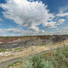 Open-cast mine