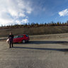 Pullover On The Glenn Highway Between Trail Lake And Leila Lake