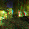 anaglif 3d ofiar getta square, Poland, Rzeszow