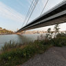 SNP bridge with UFO restaurant on top