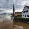 Flood at river Elbe at january 2011