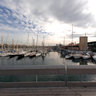 Barcelona Spain Harbour walkway Bridge Moll d'Espanya 5