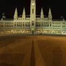 Rathausplatz bei Nacht Wien