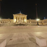 Austrian Parlament Vienna by Night