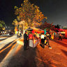 Lanterns Party in Chinese tradition festival of lanterns held in Chinese folk custom village 15