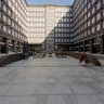Inner court of Sprinkenhof, in the corner, Hamburg, Germany