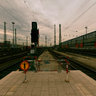 Railwaystation im Frankfurt Main, Germany