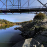 Bridges of Folsom California and the American River Gorge