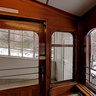 Historic funicular, in the car at the driver place