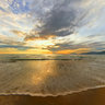 Sunrise in Lang Co beach