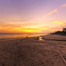 Khe Ga fishmen village, sunset