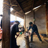 The blacksmith in Bac Ha fair