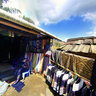 A brocade shop in Cat Cat village, Sapa