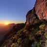 Stirling Range - Exposed Corner at Pyungoorup Peak - sunset