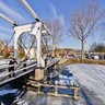 Winter joy on the Vecht river Weesp