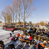 Cake and zopie on the Vecht in Weesp