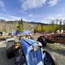 Tractor Display at Pinnacle Mountain Lodge in Alaska