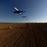 Airbus A380's first landing in the Czech Republic