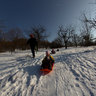 Sledging on the Svatá Hora