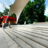 An entrance to the Gorky Park