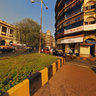 Metro Big Cinema Center In Morning Golden Sunlight