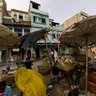 Market in Udaipur in Rajasthan, India