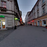 evening on Alba Iulia street in Timisoara