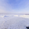 Ice hole for water consecration on Epiphany