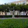 Pond near Catedral de La Encarnacion de Malaga (Spain)
