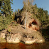 Lustuzis - Cave Rock in Ligatne, Latvia