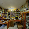 Antique shop at the Agenskalns market in Riga, Latvia