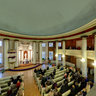 During the service at the Riga Lutheran Church of Jesus, Latvia