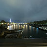 Bridge Alexander III at night