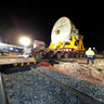 Railway Crossing of 200t Steam Turbine