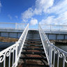 The river Melekeska the bridge