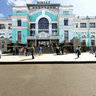 Railway station Omsk ..