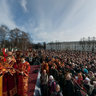 Пасха в 2010 году Христос воскресе! Нимб воссиял в небе