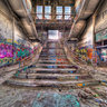 Old Fremantle Power Station: Main Office Staircase, Jan 8 2012
