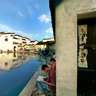 World Cultural Heritage:  Moon Pond in Hongcun Village  安徽宏村月召全景