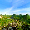The Best Viewpoints of Li River on laozhaishan mountain桂林阳朔兴坪老寨山