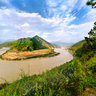 the First Bend of the Changjiang River