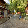yunnan Old Town of Lijiang street landscape 2 ——The ancient city of morning